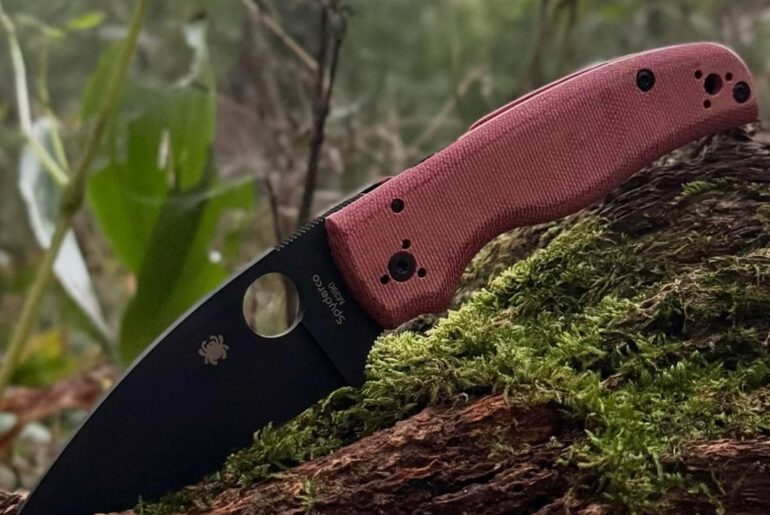 Spyderco Shaman M390/Orange Micarta Distributor Exclusive