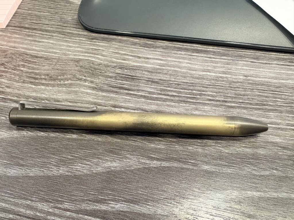 Has anyone else worn the milled rings off their Tactile Turn from daily use and made it smooth?