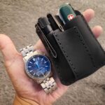 43M | My EDC with a new handmade leather organizer