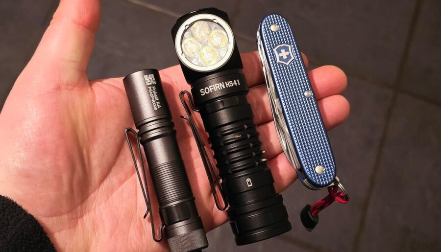 Evening dog walk carry