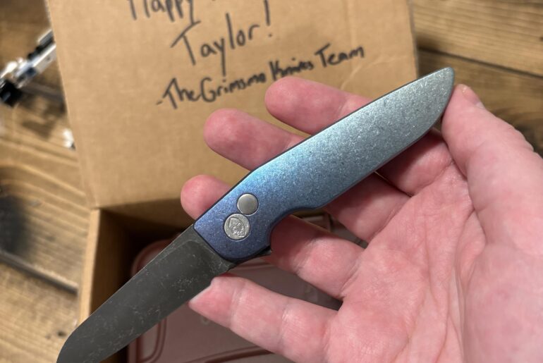 My wife is awesome! This knife is amazing, right on par if not above the Rask & Norseman.