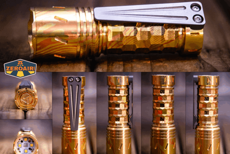 [NLD] ReyLight Krystal Quad in Mokume (Nichia 519a Mule)