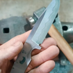 Work in progress, EDC knife made of Sanmai steel.
