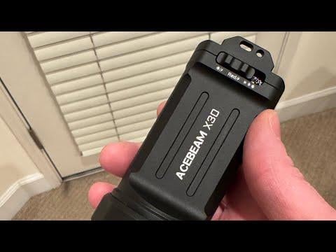 Nighttime Beamshots: Acebeam X20-R vs X30