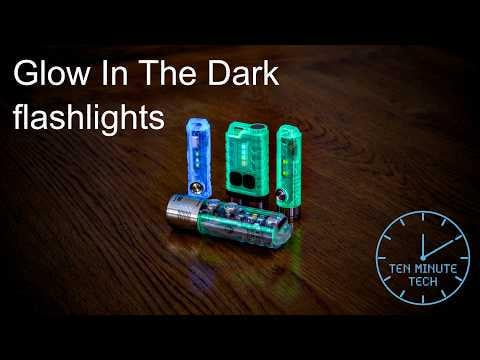 Glow in the dark flashlights.