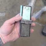 1084 with Apocalyptic finish, Tiffany blue G10, Carbon Fiber with Royal purple G10 liners and carbon fiber split.🤙