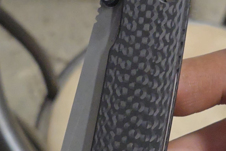 Copper plated goodies on my Kershaw Iridium