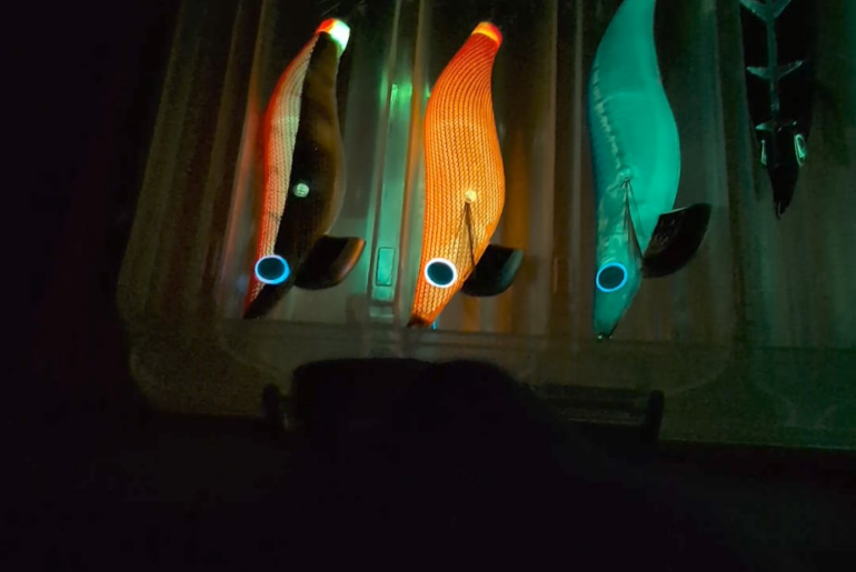 Turbo-Charged UV Squid Jigs with Olight ArkPro Ultra 🤣
