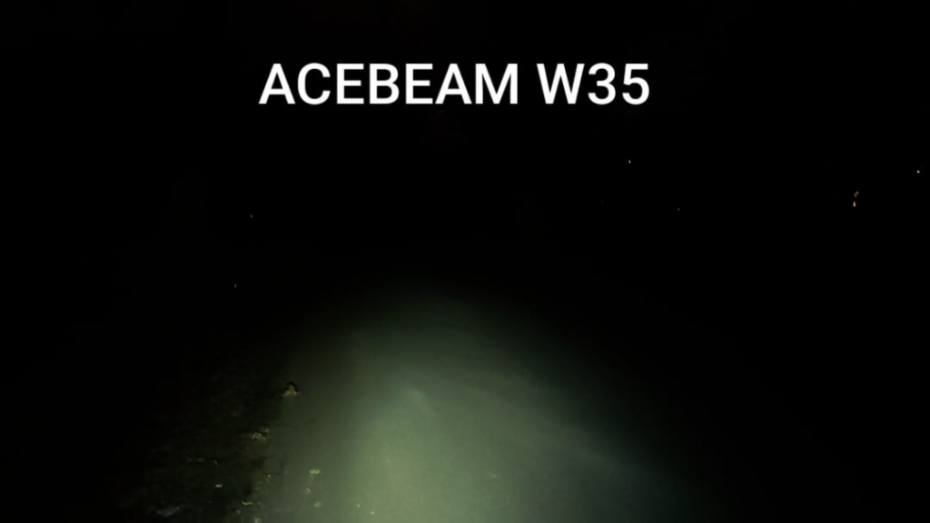 Acebeam W35 zoom test 👌