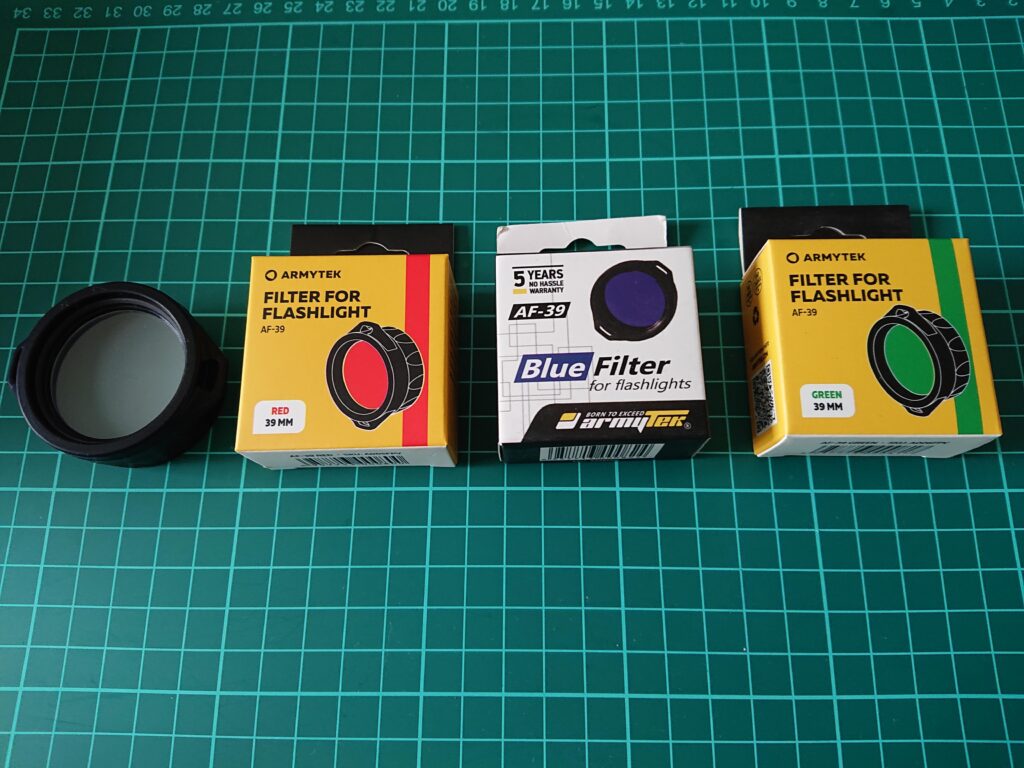 Preparing a lens filter comparison video
