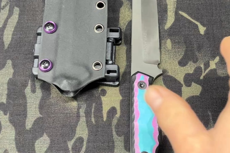 Recently finished hollow ground Magnacut tanto with some custom G10 scales. What do yall think?