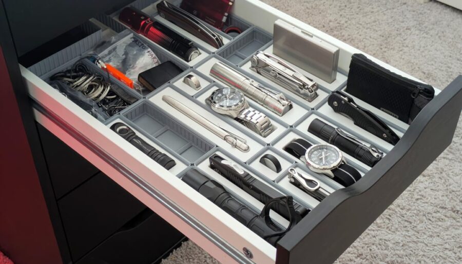 The EDC drawer is coming together.
