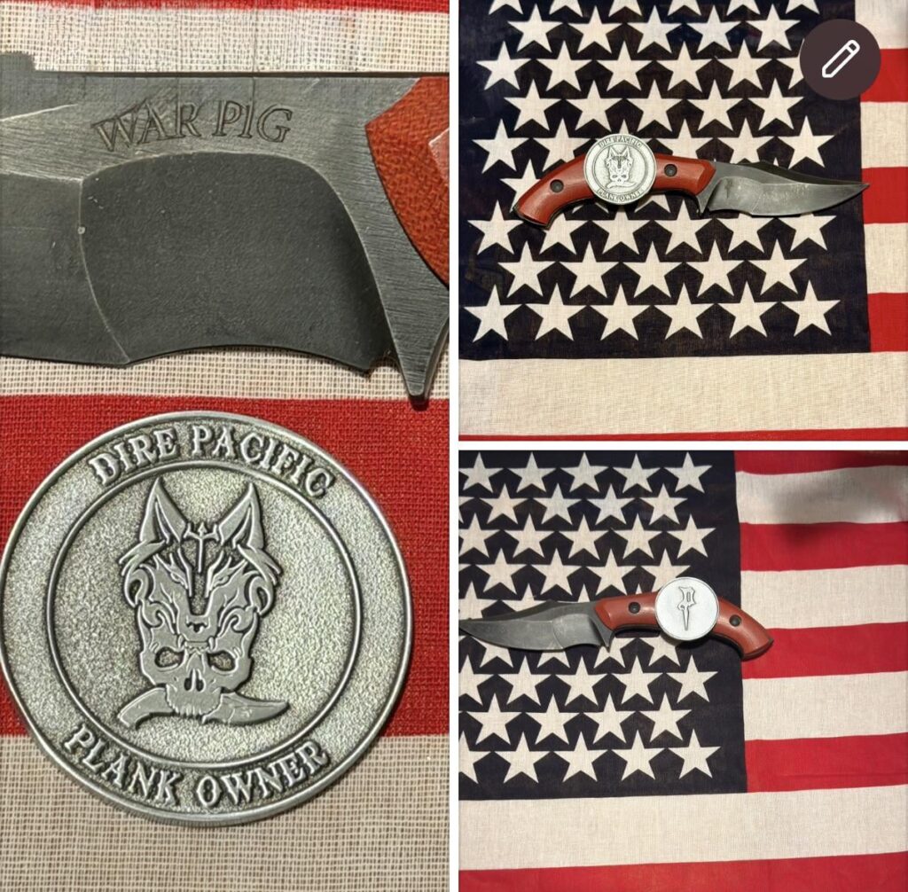 Dire Pacific Knives War Pig Blade - War Pig Wednesday