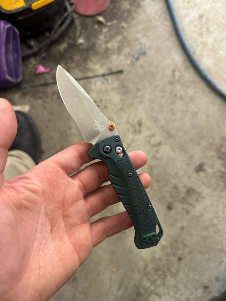 Custom dyed Benchmade Mini Adira Scales