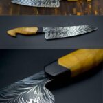 Mosaic feather Damascus