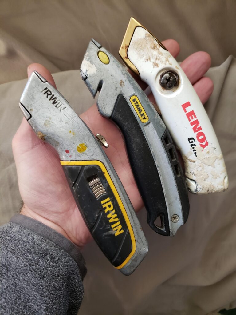 A few non pocket knife knives...