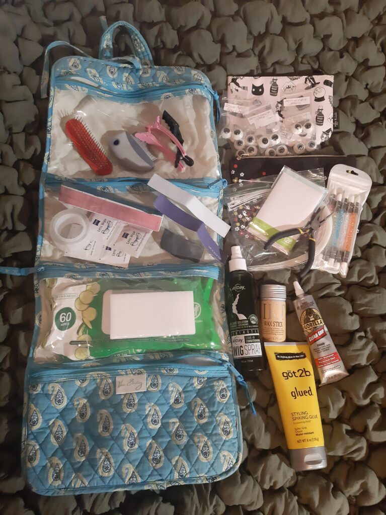 One of my hobby bags. What am I doing in my spare time?