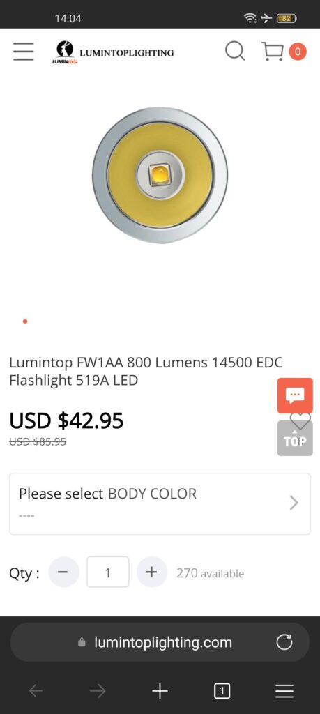 Lumintop FW1AA is back!