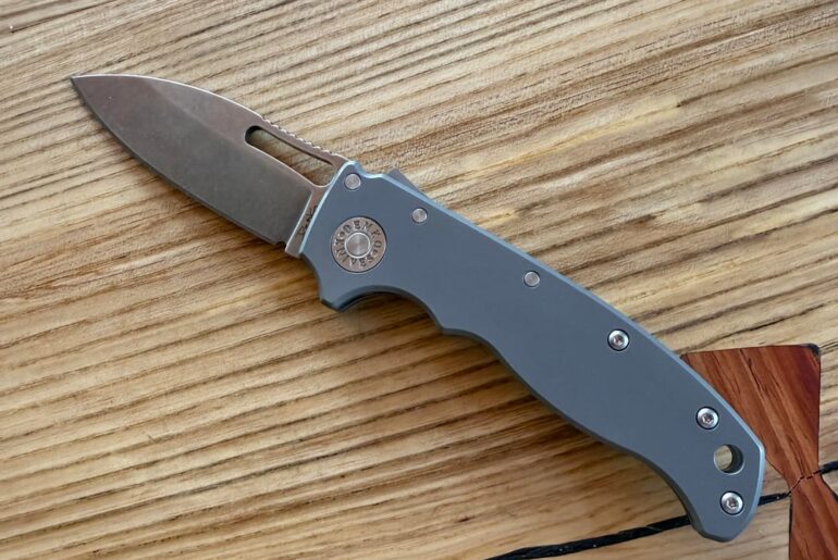 NKD!! Demko 20.5 smooth titanium. I have alot of knives, but I can easily see this one being my favorite!