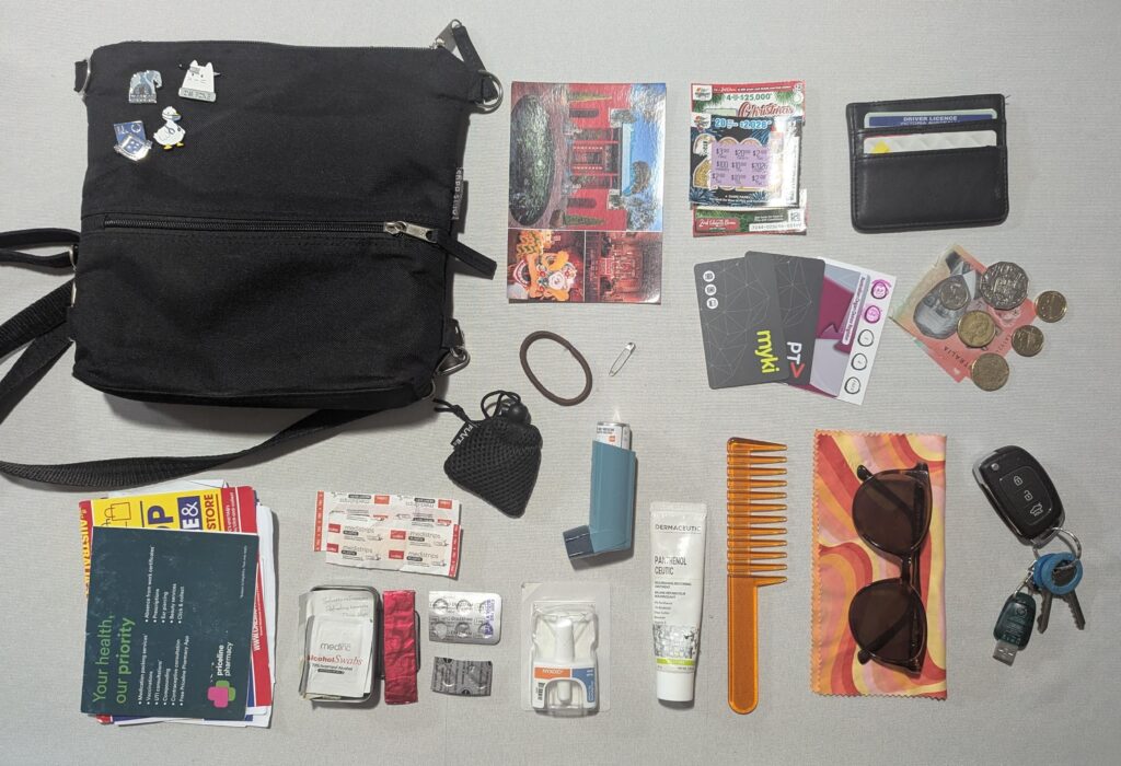 Free psychoanalysis and an opportunity to clean out my bag??