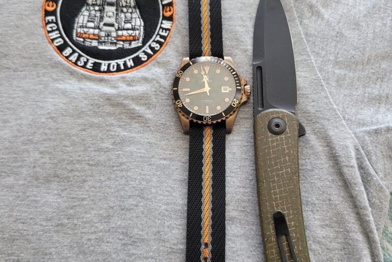 For Saturday. . . Civivi Caetus and Boderry Seaturtle