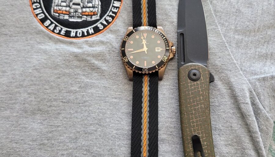 For Saturday. . . Civivi Caetus and Boderry Seaturtle