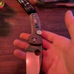 Custom spyderco shaman