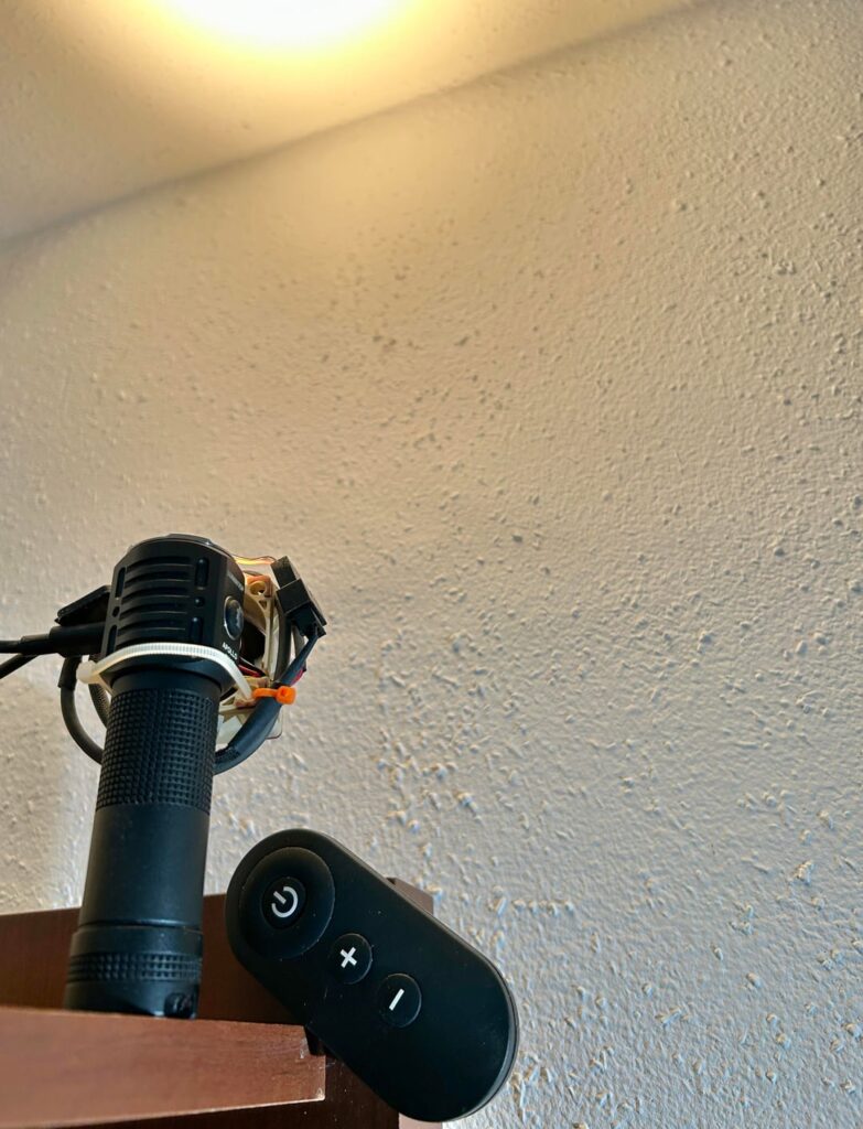 [NMD] Ceiling bounced ~2200K, remotely controlled lamp