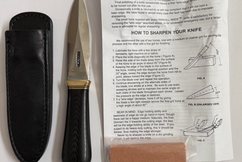 My first Randall Made Knife Placed this order 6 years ago!