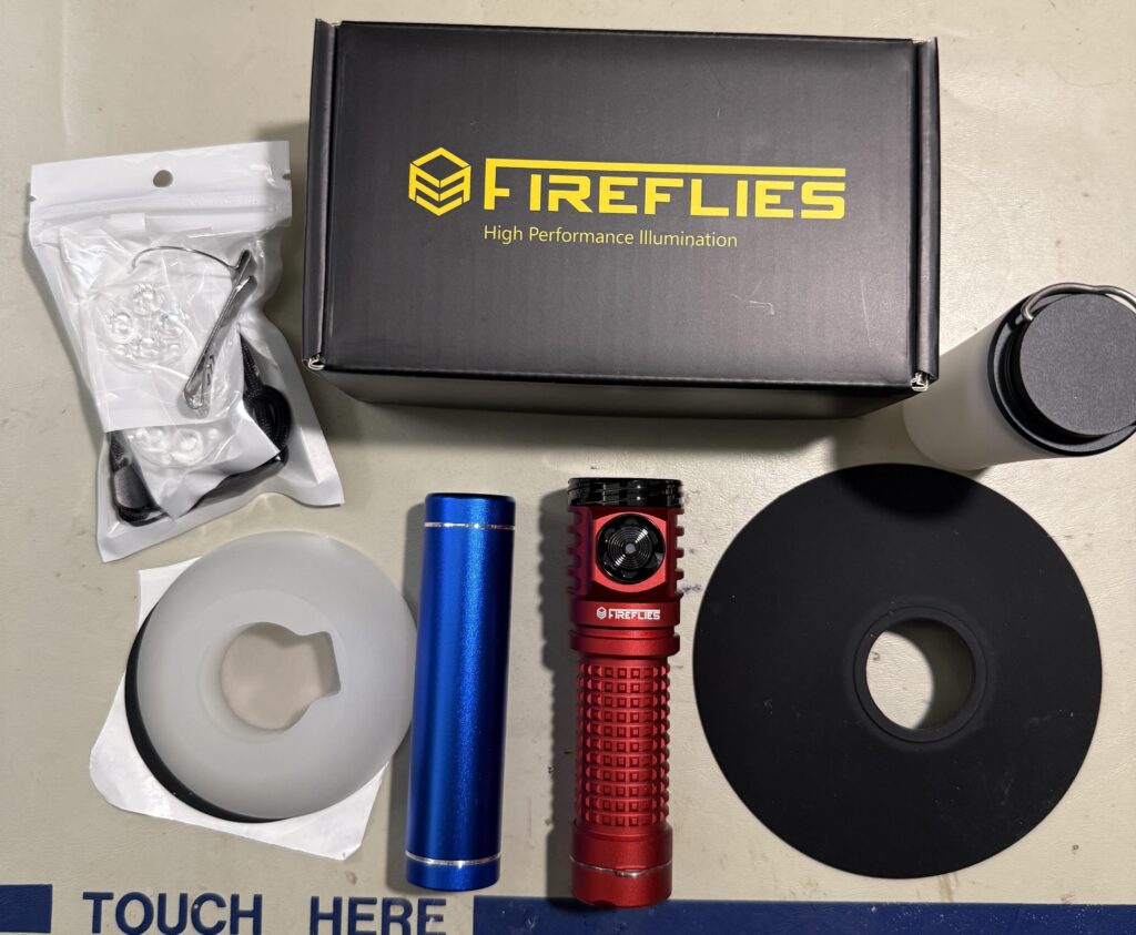 Just got my first firefly light. X4 Stellar. Cant wait to try Andruil. Plus 3700k is amazing. Any tips for Andruil? Impressed they sent me a battery bank holding my extra ordered battery. Well done Firefly.