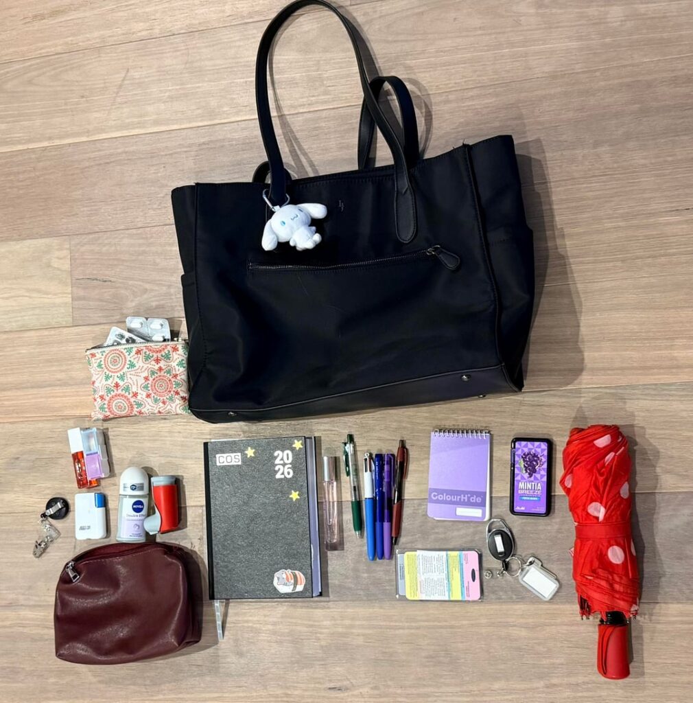 What does my bag say