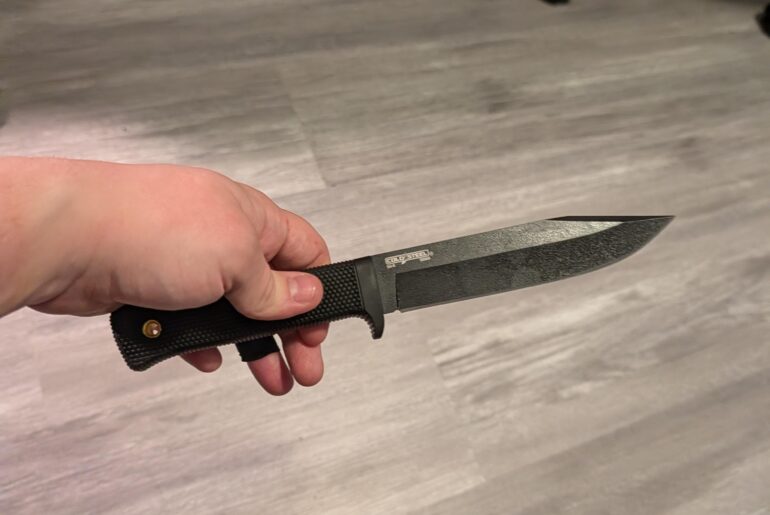 First knife! (SRK cold steel)