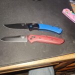 I ordered custom Benchmades for my girlfriend and I, she dumped me before they arrived, so now I have two custom Benchmades.