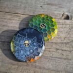 Aluminum honeycomb worry coins