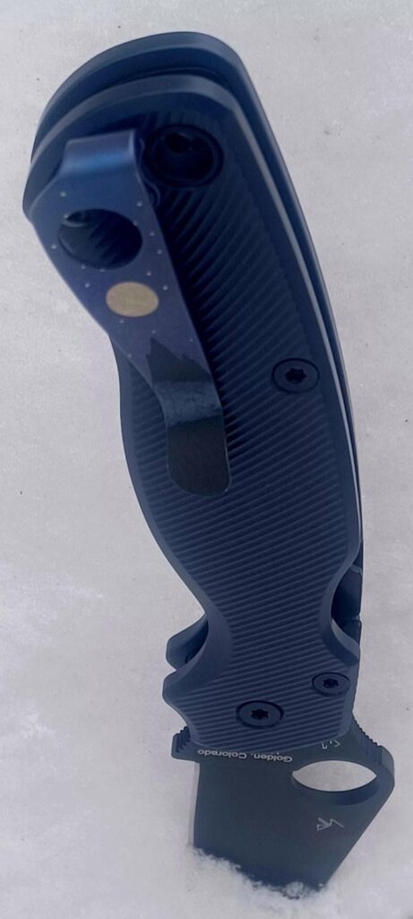 Spyderco PM2 Salt with AWT scales and a LynchNW clip