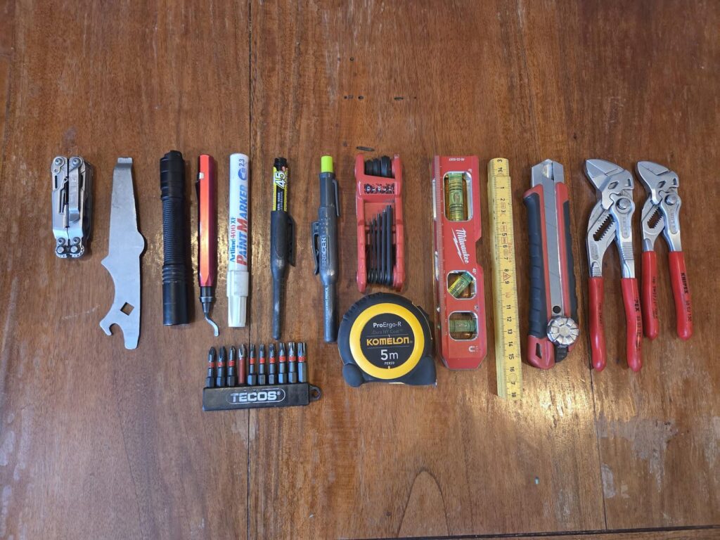 Edc for work, industrial plumbing