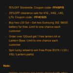 Firefly clearance sale and festival sale. Updates coming to some models like L60 and x4q etc.