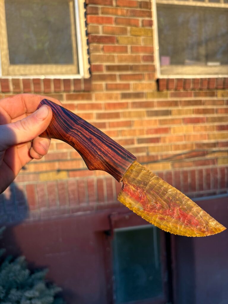 A Jasper knife I made today.