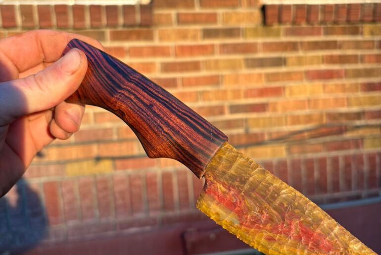 A Jasper knife I made today.