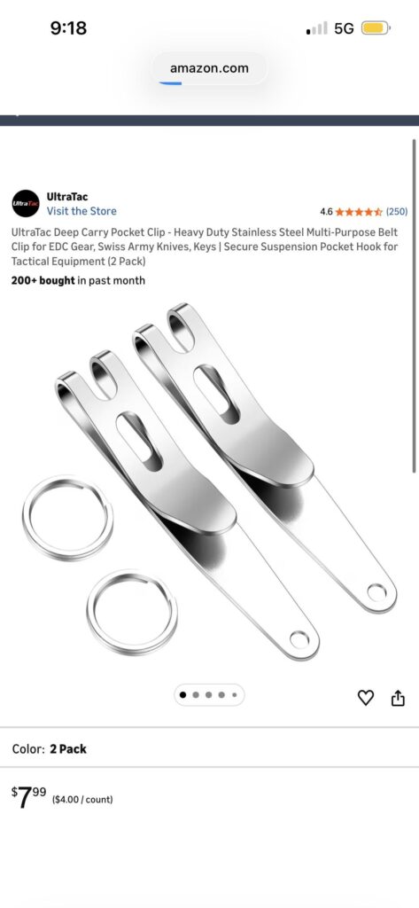 Are these no name pocket clips all the same quality? Prices vary $4-$12