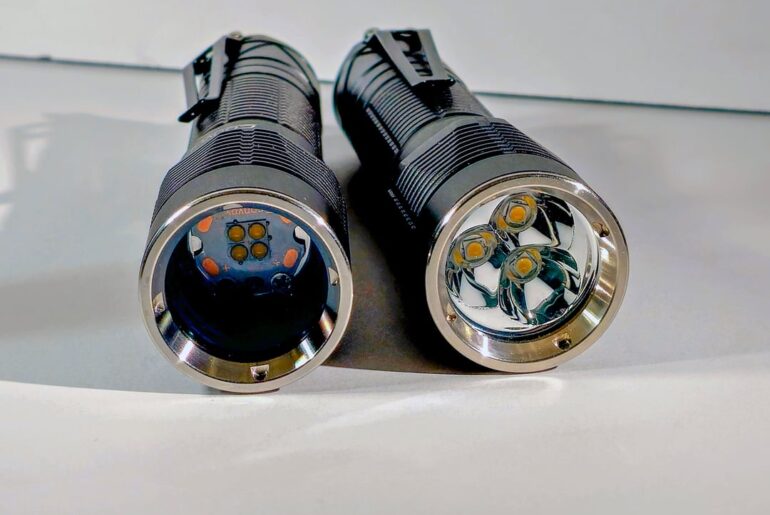 Two Favorite Flashlights - Both 219B sk45 4500K
