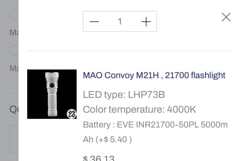 Which emitter should I get in my M21H and why?