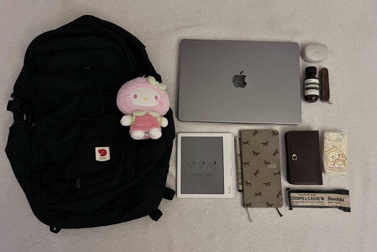 Cleaning out my uni bag