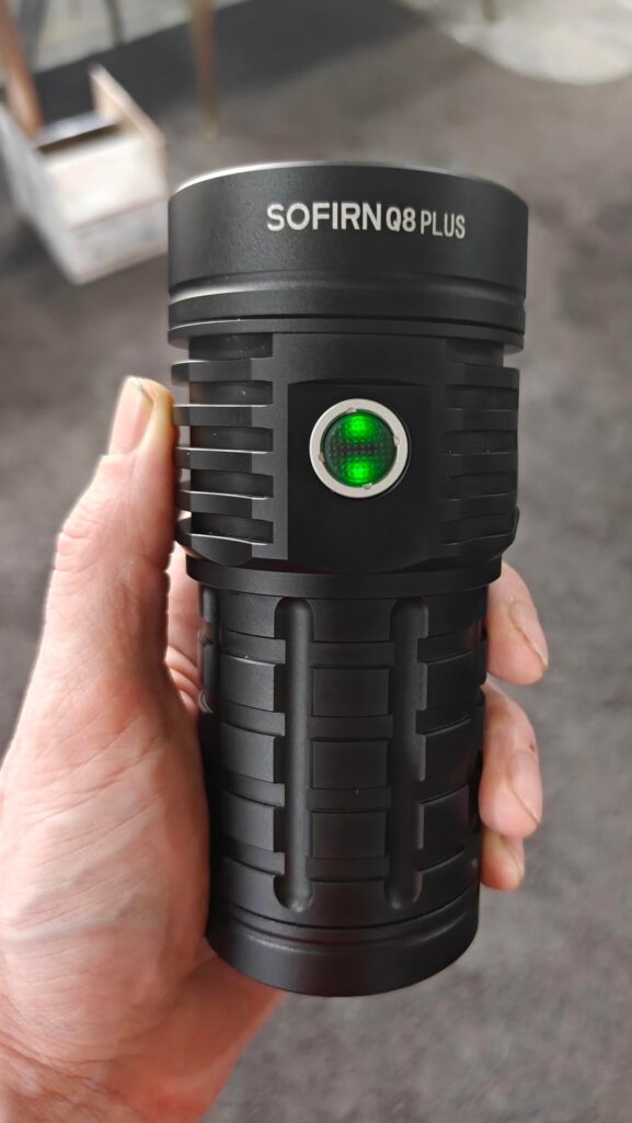 The Sofirn Q8+ is nutty. Included beamshot.