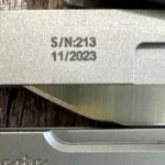 New, over 2 year old knife