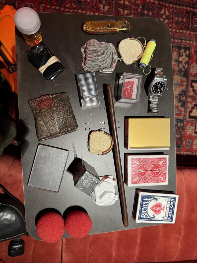 EDC for walk around magic show