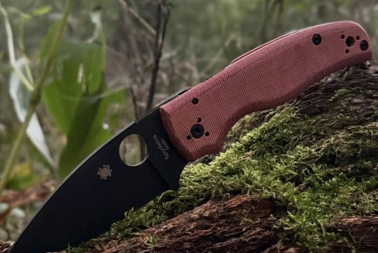 Spyderco Shaman M390/Orange Micarta Distributor Exclusive