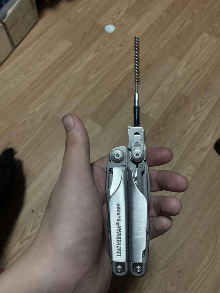 I designed a t-shank to cleaning rod adapter for my surge