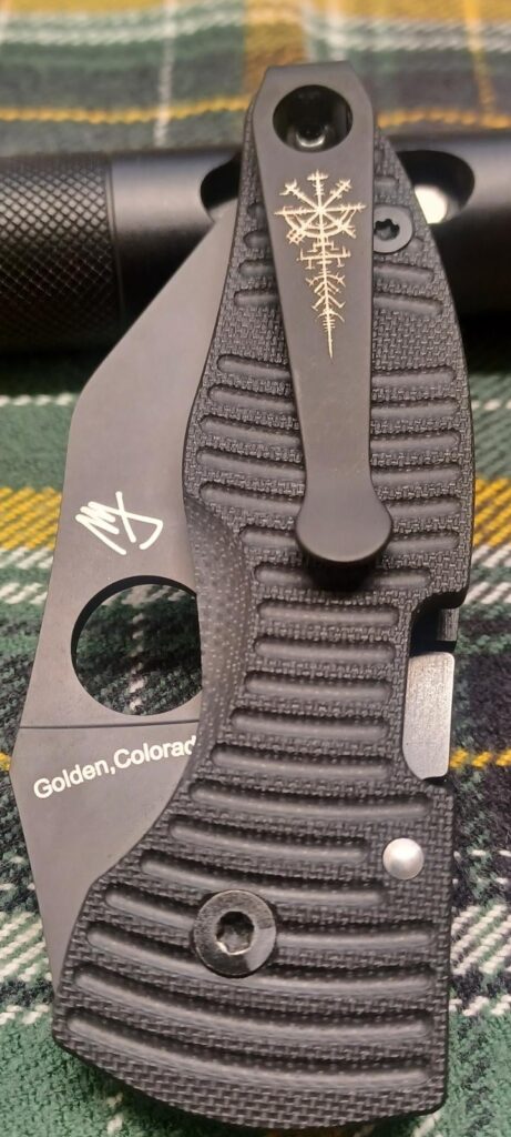 New LynchNW clip for the Spyderco Microjimbo Salt