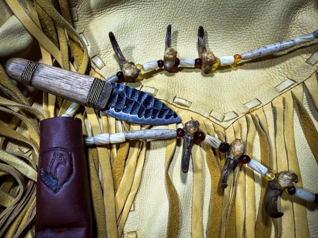 Condor Ötzi with hand made necklace